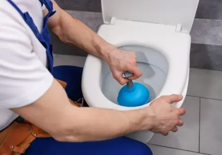 Desentupidora de vaso sanitário