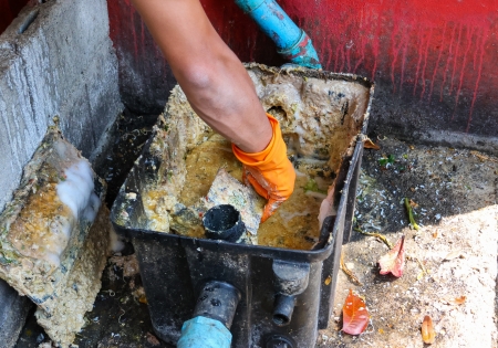 Limpeza de caixa de gordura
